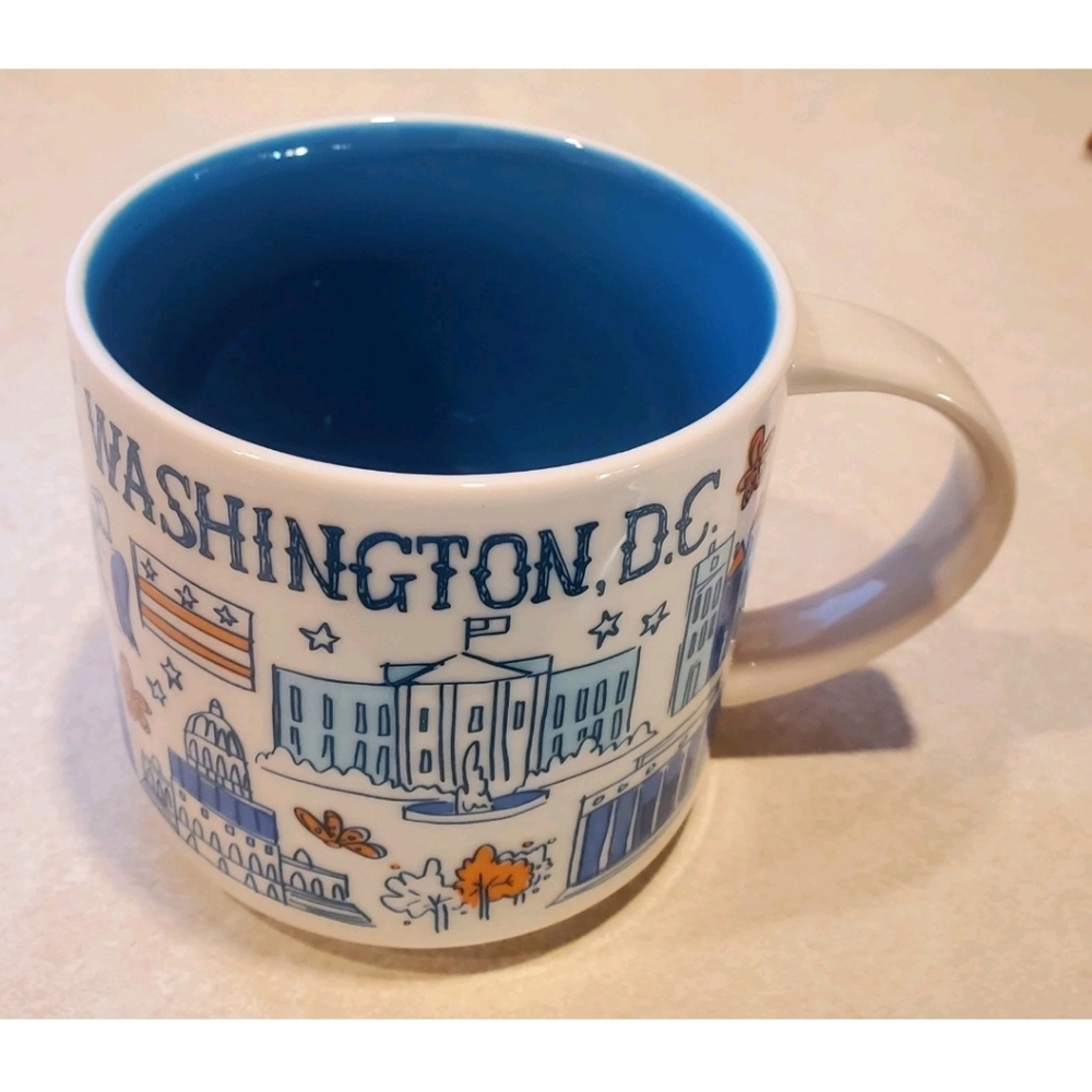 Starbucks Been There Mug ~ ~Washington D.C. ~ Blue and White